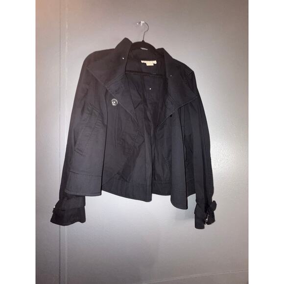 Michael Kors Cropped Crepe Blazer Size M - Picture 1 of 4